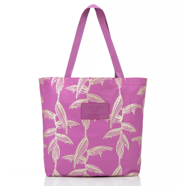 ALOHA COLLECTION  REVERSIBLE TOTE / HELICONIA / GLOW/ORCHID