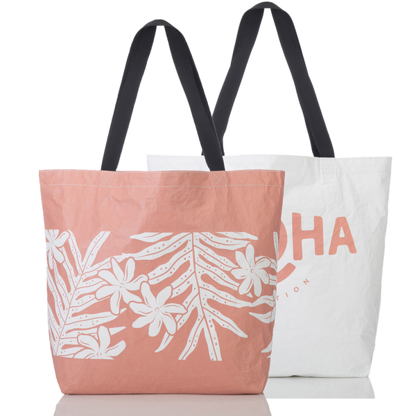 ALOHA COLLECTION REVERSIBLE TOTE / LAUA'E / RUST