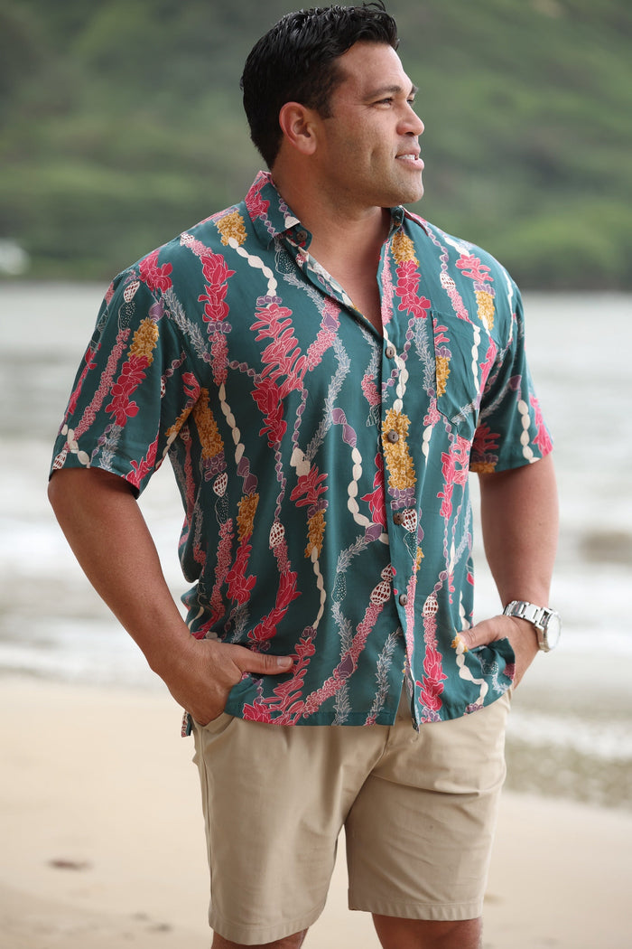 YIREH MENS KAHANA BUTTON UP - LEI STAND