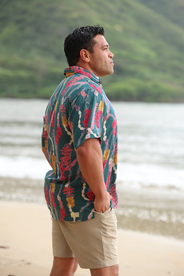 YIREH MENS KAHANA BUTTON UP - LEI STAND