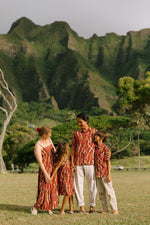 YIREH MENS KAHANA BUTTON UP - LEI STAND (HONUA)
