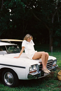 RHYTHM TIDE SHORT OVERALL - ECRU