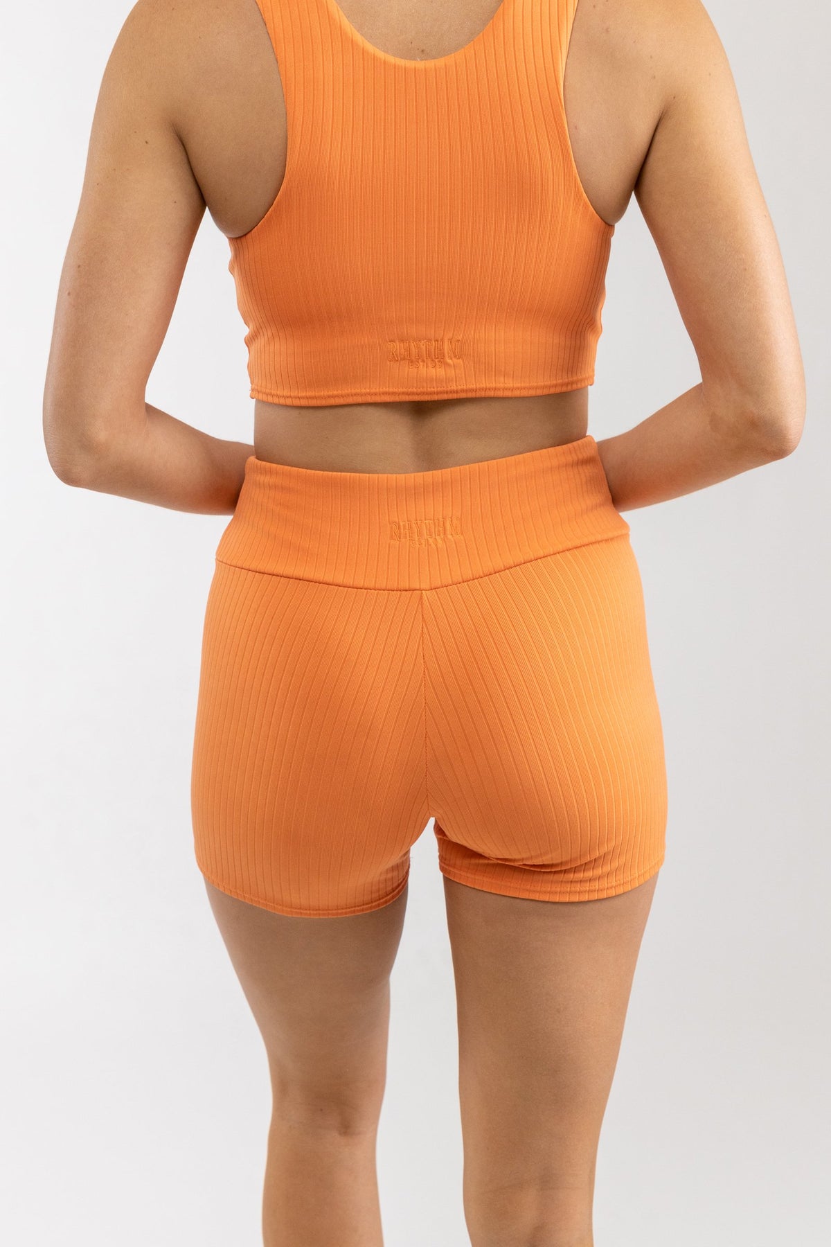 RHYTHM ELLE RIBBED BIKE SHORT | CITRUS