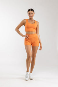 RHYTHM ELLE RIBBED BIKE SHORT | CITRUS