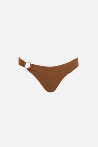 RHYTHM AVOCA RING HI CUT PANT - CHOCOLATE