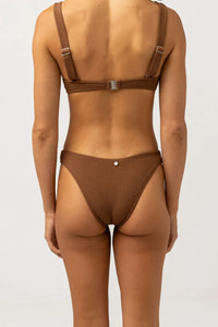 RHYTHM AVOCA RING HI CUT PANT - CHOCOLATE