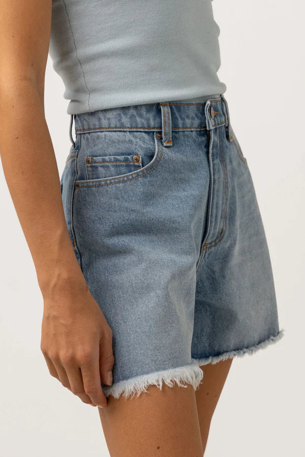 RHYTHM STAPLE DEMIN SHORT - BLUE WASH
