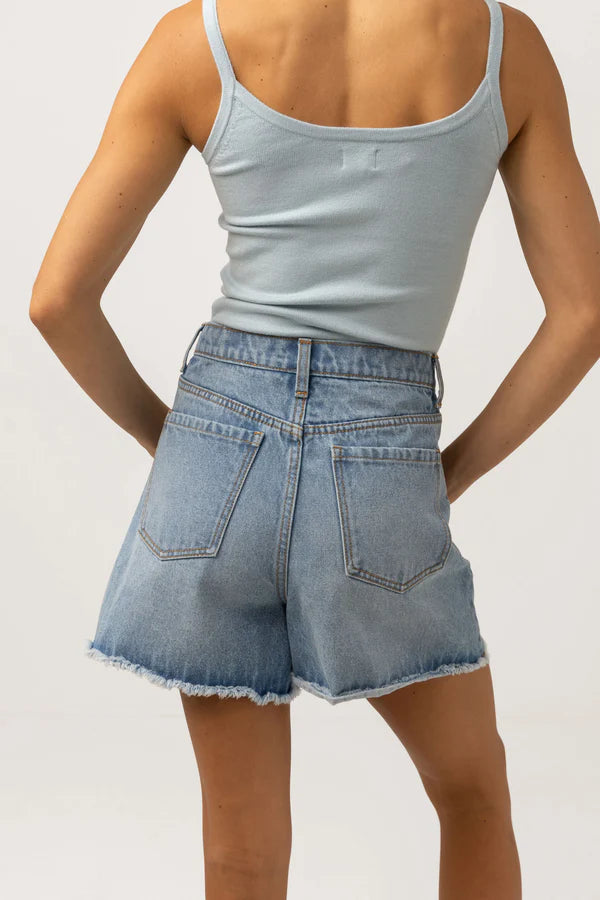 RHYTHM STAPLE DEMIN SHORT - BLUE WASH