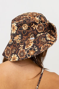 RHYTHM CANTABRIA FLORAL BUCKET HAT - BROWN