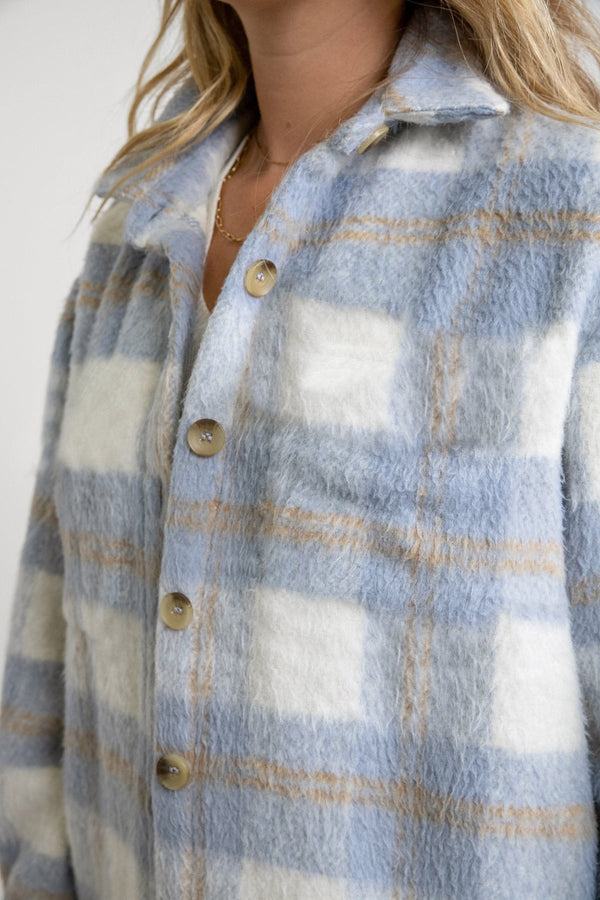 RHYTHM OVERSIZED SHACKET - SKY