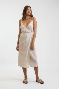 rollas eve linen dress Rollas | Eve Linen Dress - marigold