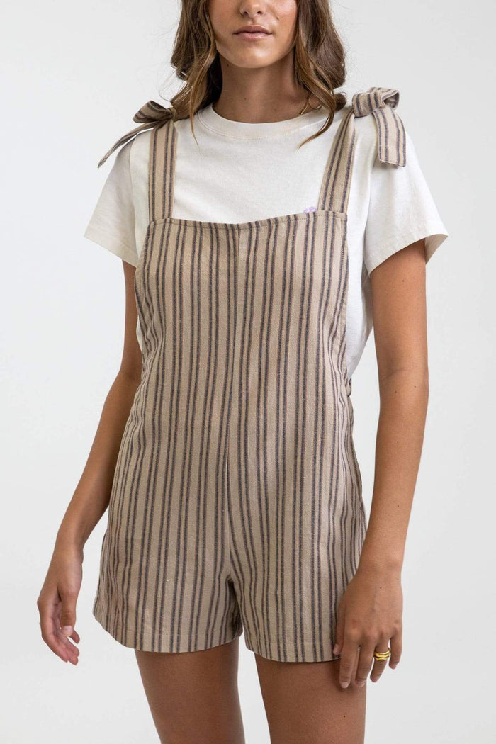 RHYTHM GIGI TIE UP JUMPSUIT - COCONUT