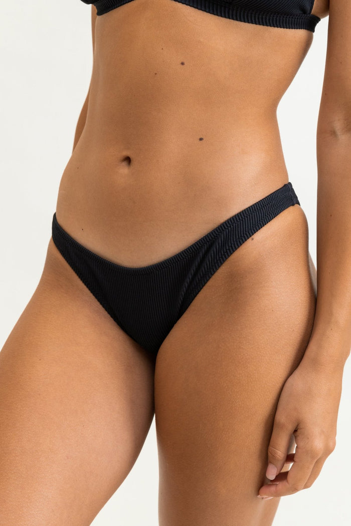 RHYTHM PALM SPRINGS CHEEKY PANT - BLACK