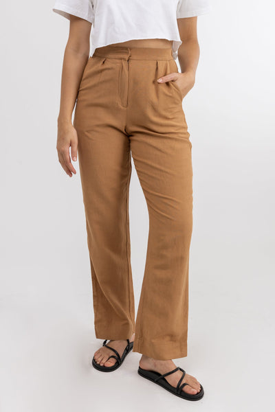 RHYTHM RETREAT PANT - BISCUIT