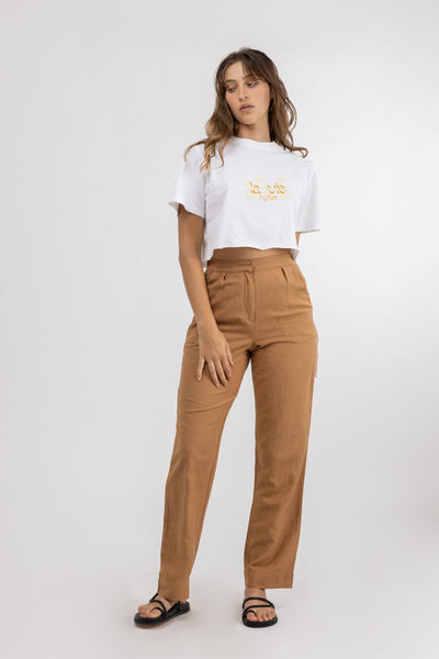 RHYTHM RETREAT PANT - BISCUIT