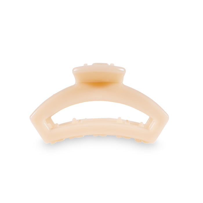 TELETIES OPEN TINY HAIR CLIP - ALMOND BEIGE