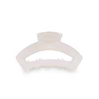 TELETIES OPEN TINY HAIR CLIP - COCONUT WHITE