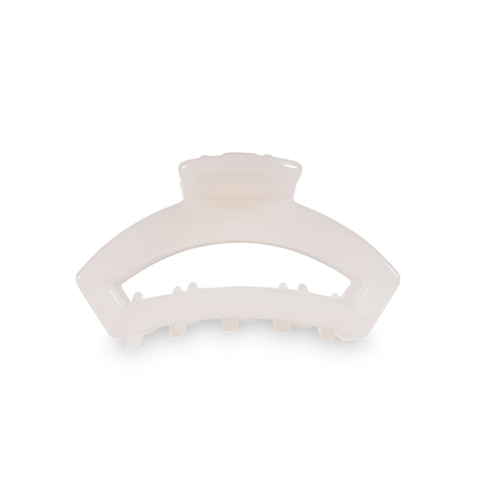 TELETIES OPEN TINY HAIR CLIP - COCONUT WHITE