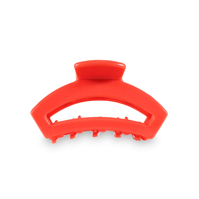 TELETIES OPEN TINY HAIR CLIP - CORAL