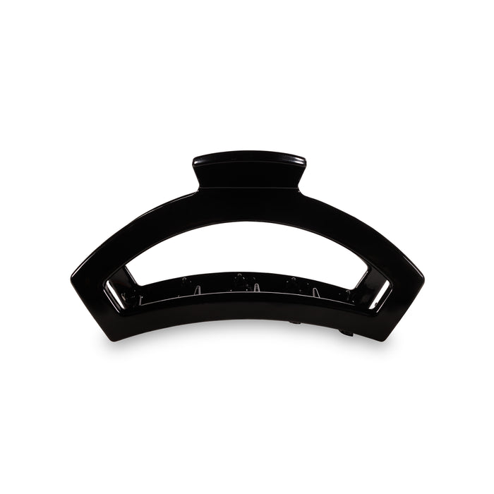 TELETIES OPEN MEDIUM HAIR CLIP - JET BLACK