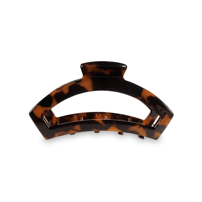 TELETIES OPEN MEDIUM HAIR CLIP - TORTOISE