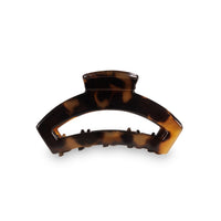 TELETIES OPEN TINY HAIR CLIP - TORTOISE