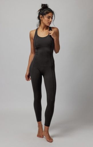 SPIRITUAL GANGSTER FLAUNT DREAM TECH JUMPSUIT - BLACK