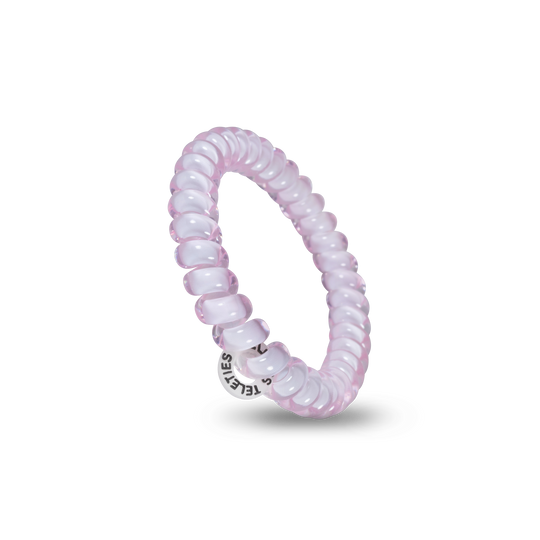 TELETIES HAIR TIE SMALL - ROSE WATER PINK