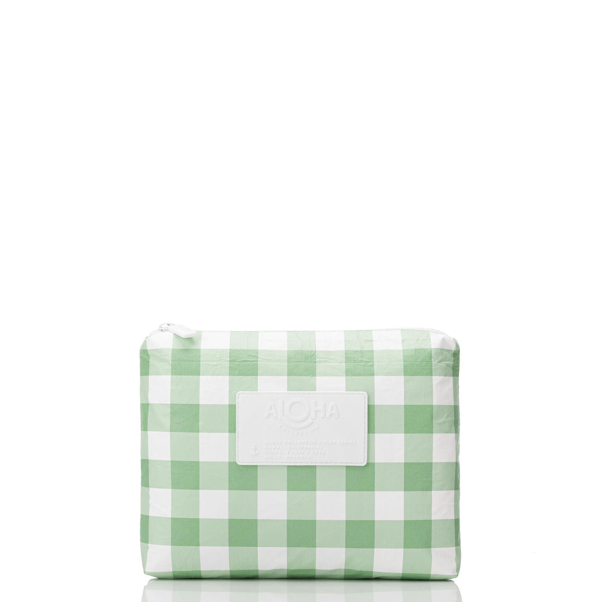 ALOHA COLLECTION SMALL /  GINGHAM / PISTACHIO