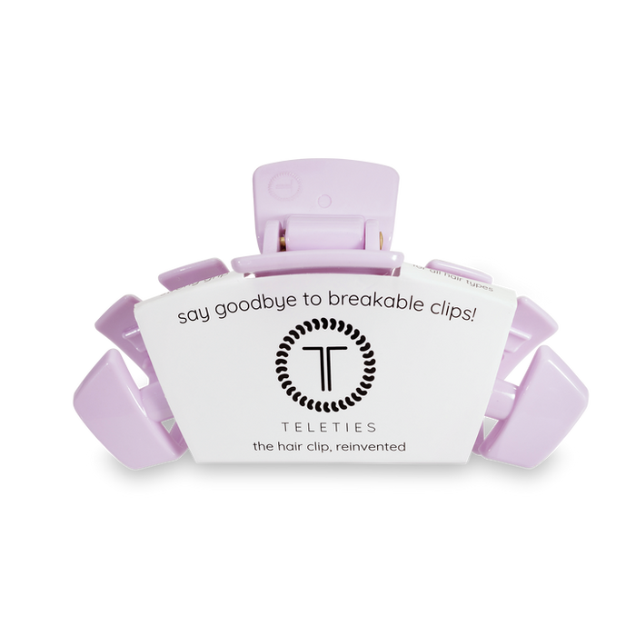 TELETIES HAIR CLIPS LARGE - LILAC