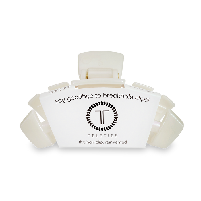 TELETIES HAIR CLIPS LARGE - PEPPERMINT