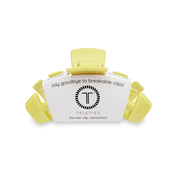TELETIES HAIR CLIPS MEDIUM - BUTTERCUP