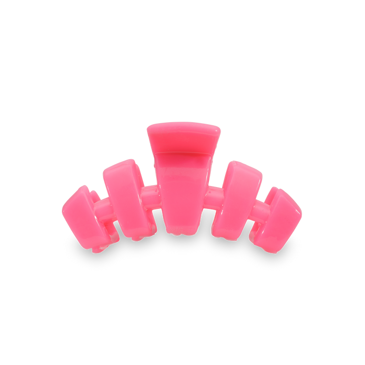 TELETIES HAIR CLIPS TINY - HOT PINK