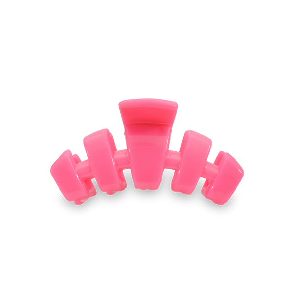 TELETIES HAIR CLIPS TINY - HOT PINK