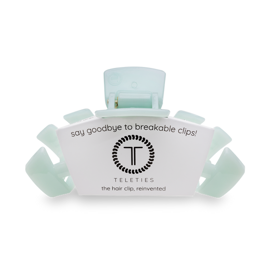 TELETIES HAIR CLIPS LARGE - MINT