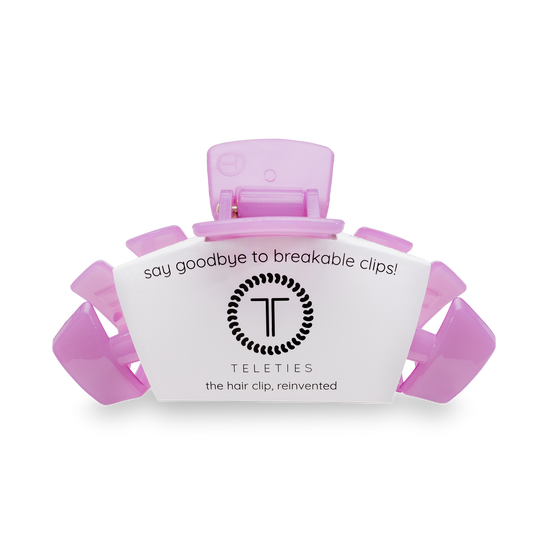 TELETIES HAIR CLIPS LARGE - VIOLET