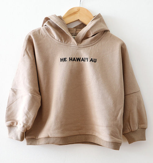 BY THE SHORE HE HAWAII AU HOODIE- MOCHA