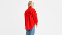 LEVIS REMI UTILITY SHIRT - FLAME SCARLET RED