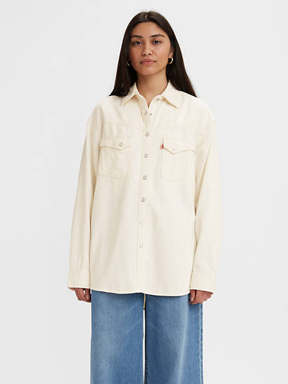 LEVIS DORSEY XL WESTERN - ECRU CREW X  0002