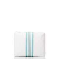 ALOHA COLLECTION SMALL / LINEN STRIPE / BLEU