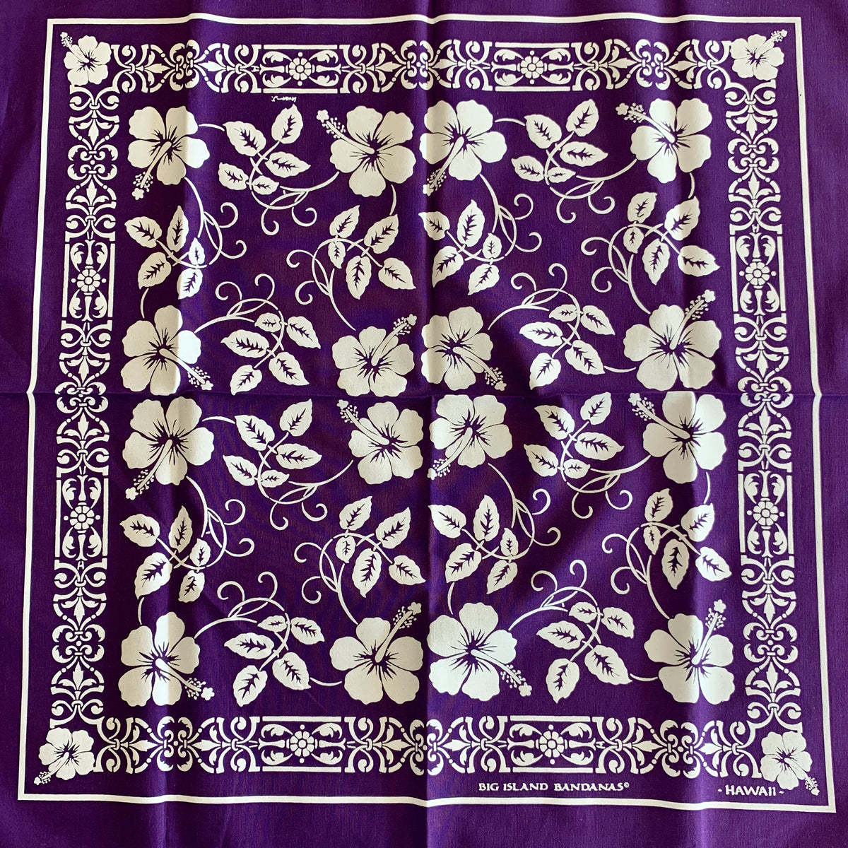 HIBISCUS BANDANA - PURPLE