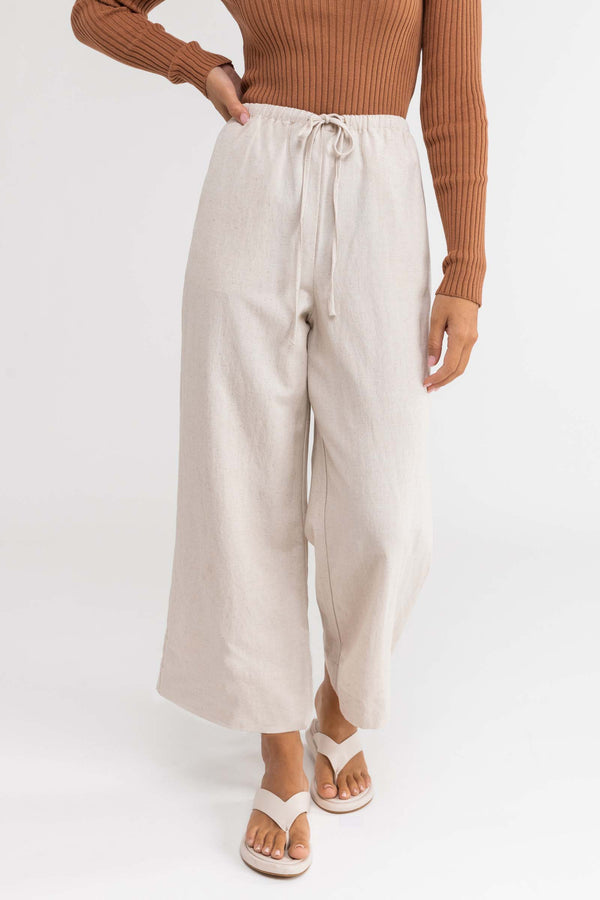 RHYTHM CLASSIC DRAWSTRING PANTS - OAT