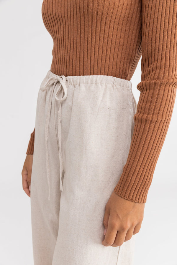 RHYTHM CLASSIC DRAWSTRING PANTS - OAT