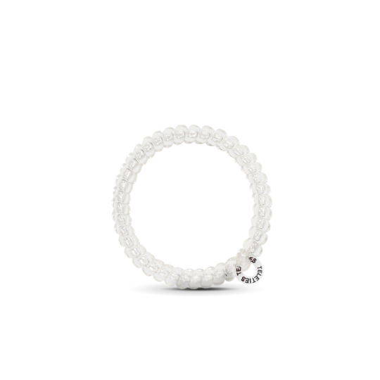 TELETIES HAIR TIE SMALL - CRYSTAL CLEAR