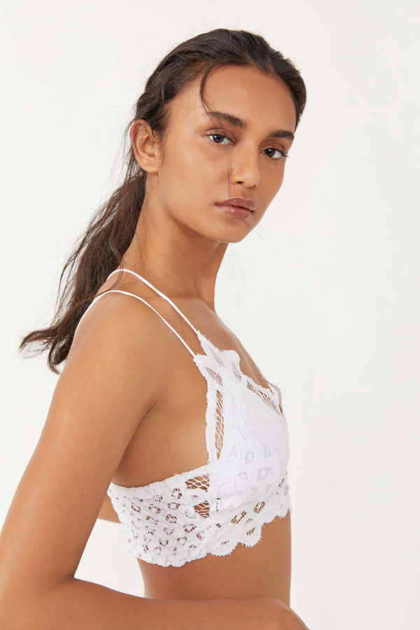 FREE PEOPLE INTIMATES ADELLA BRALETTE -WHITE 0206
