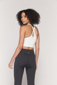 SPIRITUAL GANGSTER ATHENA CROP TANK -CRM