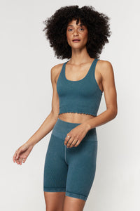 SPIRITUAL GANGSTER MINERAL WASH AMOR TANK - FOLIAGE MINERAL WASH