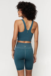 SPIRITUAL GANGSTER MINERAL WASH AMOR TANK - FOLIAGE MINERAL WASH