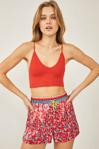 FREE PEOPLE INTIMATES YOURS TRULY SEAMLESS BRA - RARE SIENNA P084