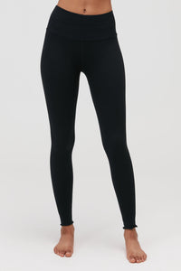 SPIRITUAL GANGSTER LOVE SCULPT SEAMLESS LEGGING - BLACK